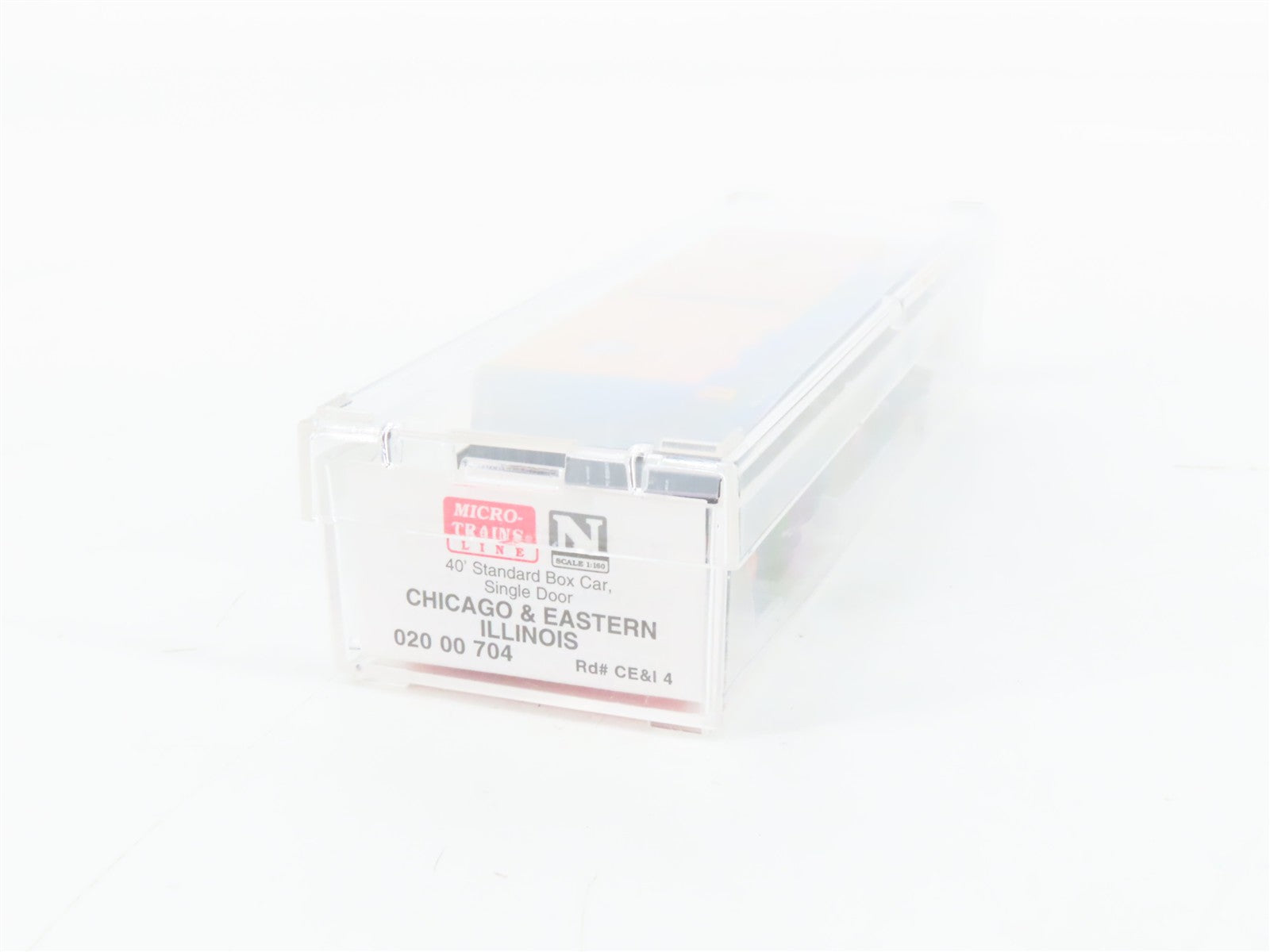 N Scale Micro-Trains MTL 02000704 Chicago & Eastern Illinois 40' Box Car RTR