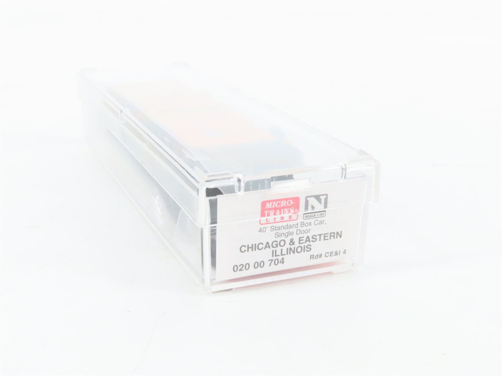 N Scale Micro-Trains MTL 02000704 Chicago & Eastern Illinois 40' Box Car RTR