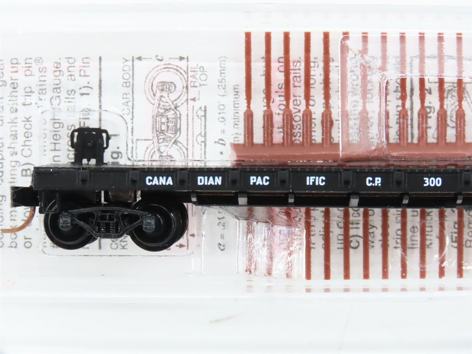 N Scale Micro-Trains MTL 44040 CP Canadian Pacific 50' Flat Car 300057 RTR