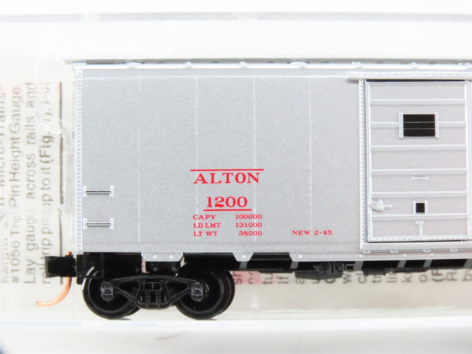 N Scale Micro-Trains MTL 20586 Alton Railroad 40' Box Car 1200 RTR