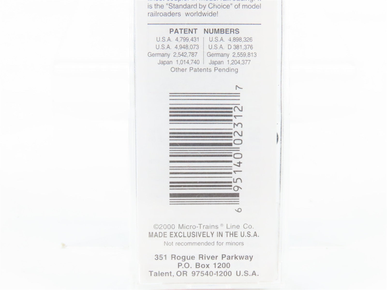 N Scale Micro-Trains MTL 20096 FEC Florida East Coast 40' Box Car 21050 RTR