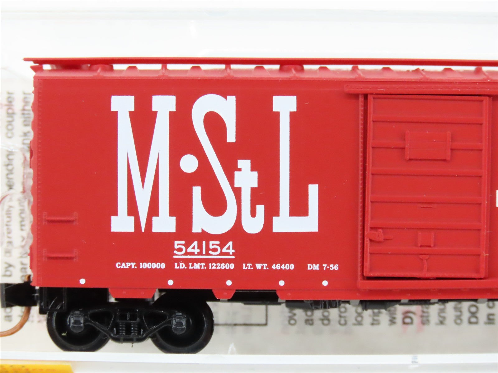 N Scale Micro-Trains MTL 20860 M.StL Minneapolis & St. Louis 40' Box Car RTR