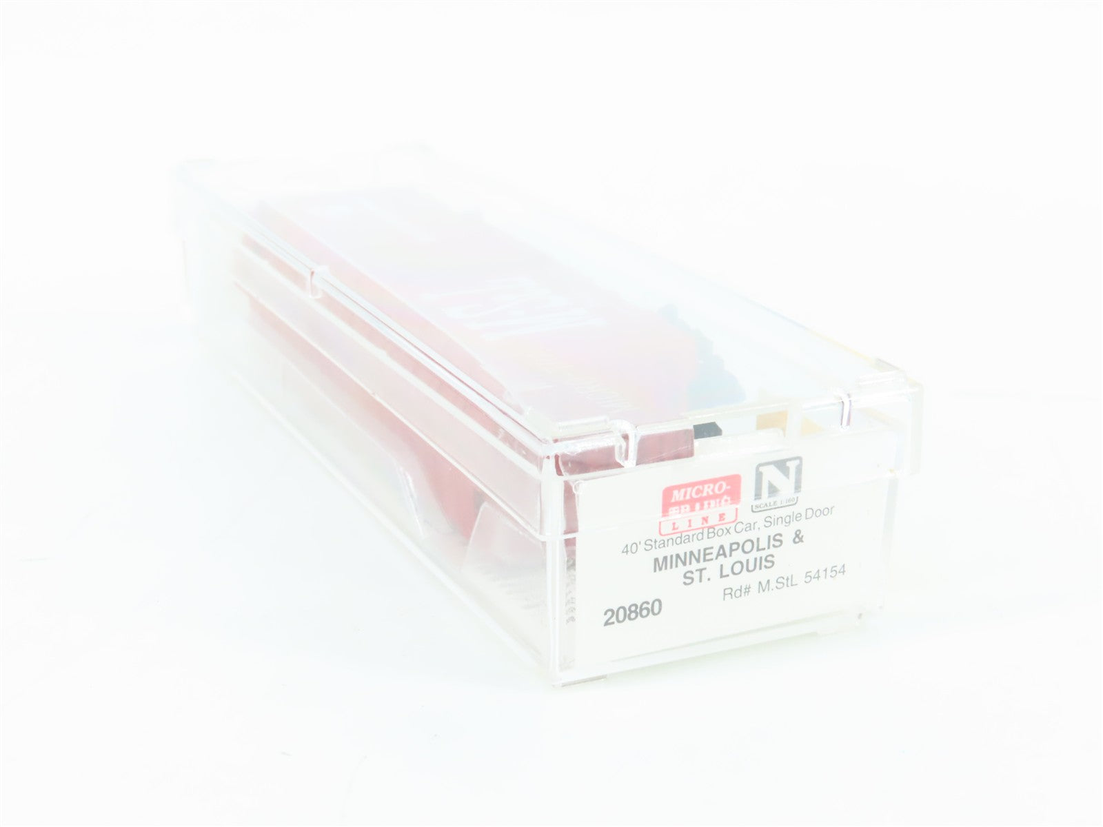 N Scale Micro-Trains MTL 20860 M.StL Minneapolis & St. Louis 40' Box Car RTR