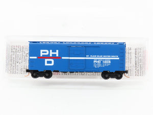 N Scale Micro-Trains MTL 20150 PHD Port Huron & Detroit 40' Box Car 1305 RTR