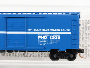 N Scale Micro-Trains MTL 20150 PHD Port Huron & Detroit 40' Box Car 1305 RTR