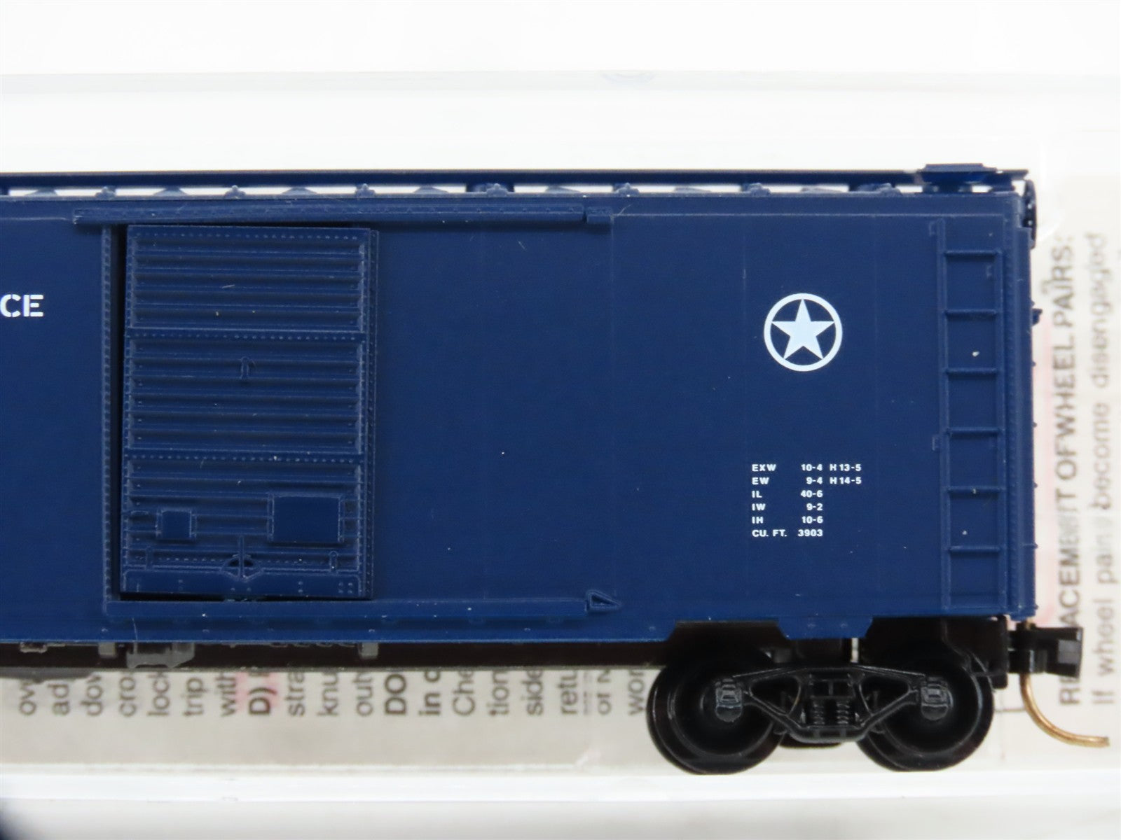 N Scale Micro-Trains MTL 20446 DAFX United States Air Force 40' Box Car RTR