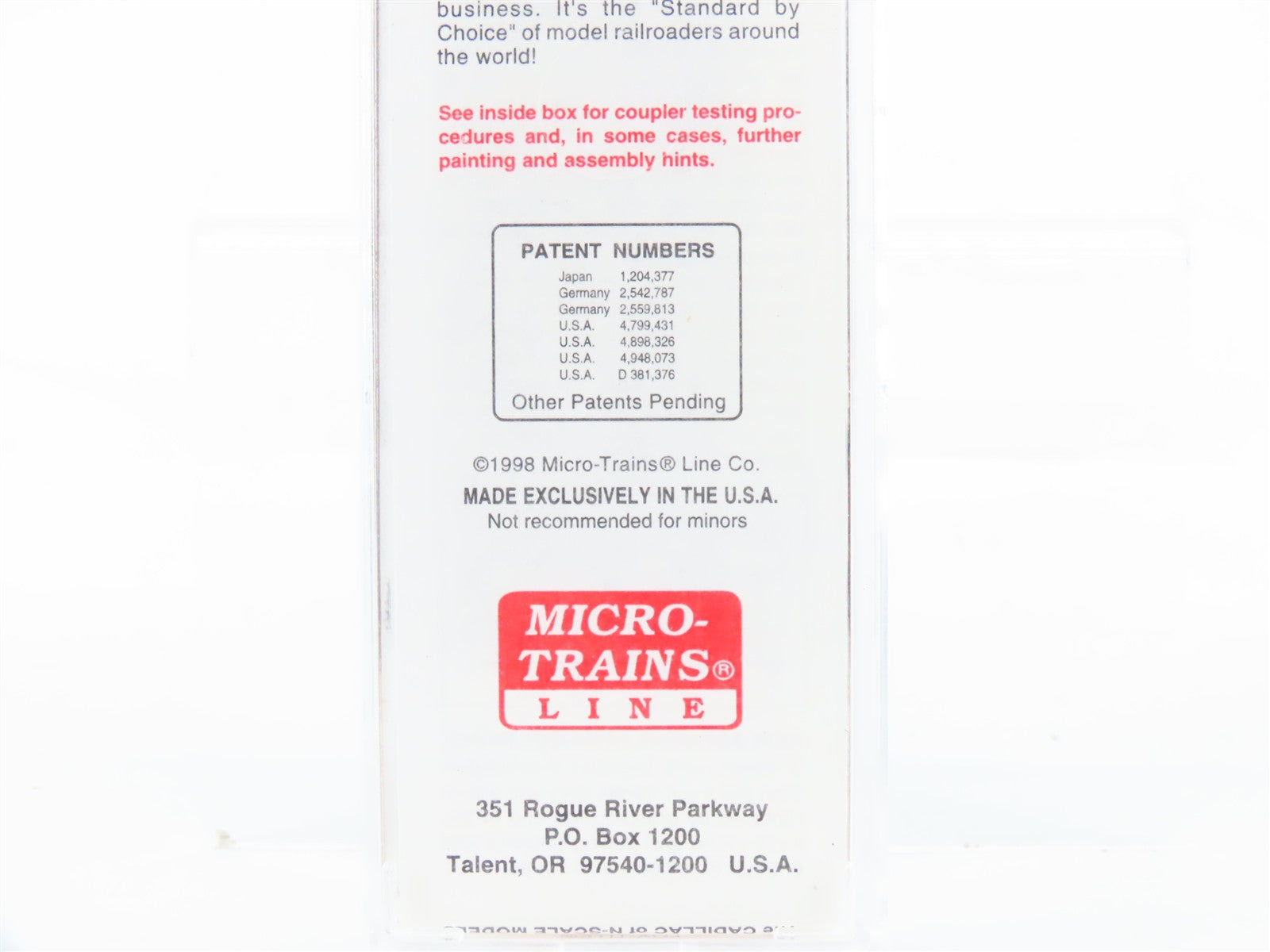 N Scale Micro-Trains MTL 20446 DAFX United States Air Force 40' Box Car RTR