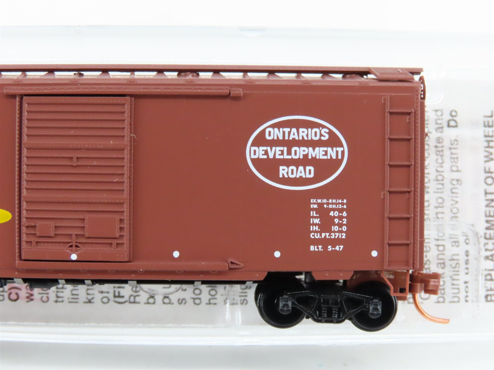 N Scale Micro-Trains MTL 02000376 ONT Ontario & Northland 40' Box Car 90235 RTR