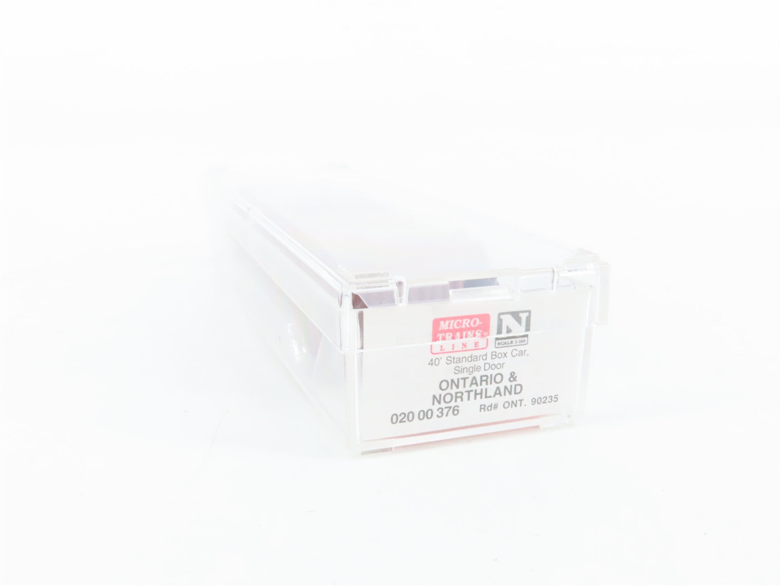 N Scale Micro-Trains MTL 02000376 ONT Ontario & Northland 40' Box Car 90235 RTR