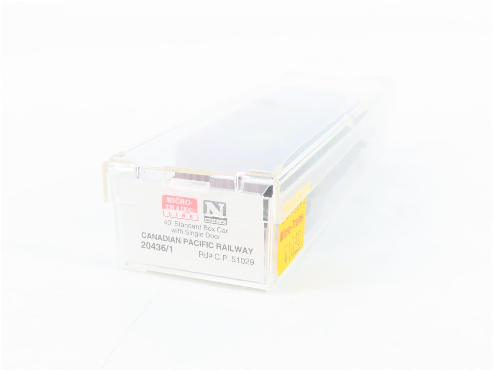 N Scale Micro-Trains MTL 20436/1 CP Canadian Pacific 40' Box Car 51029 RTR