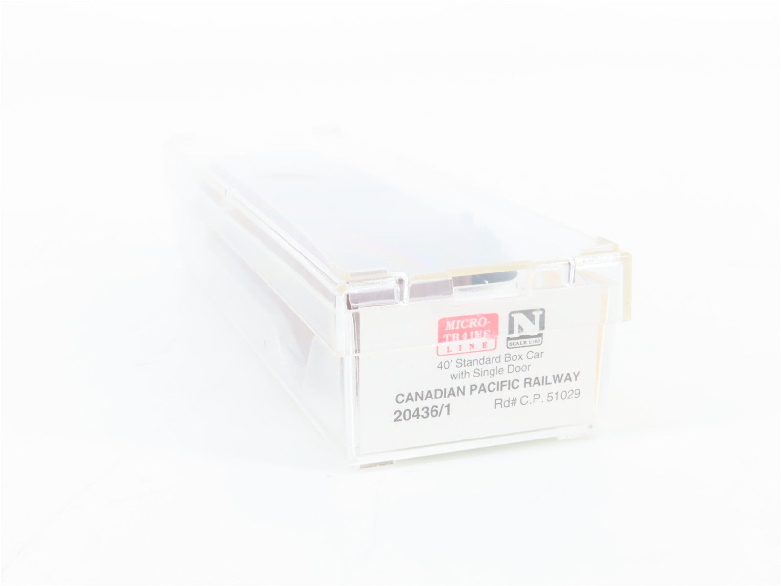 N Scale Micro-Trains MTL 20436/1 CP Canadian Pacific 40' Box Car 51029 RTR