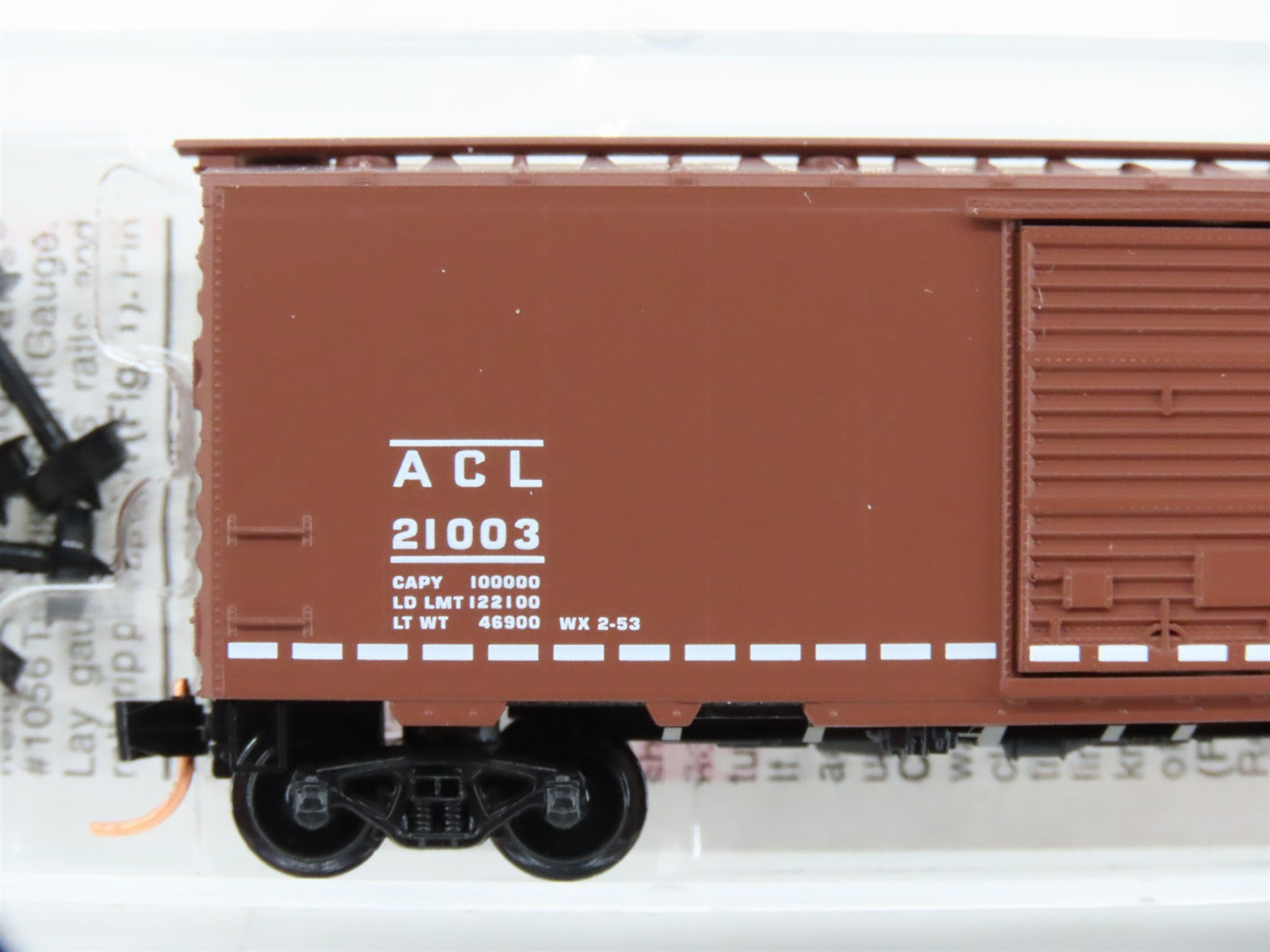 N Scale Micro-Trains MTL 20636 ACL Atlantic Coast Line 40' Box Car 21003 RTR