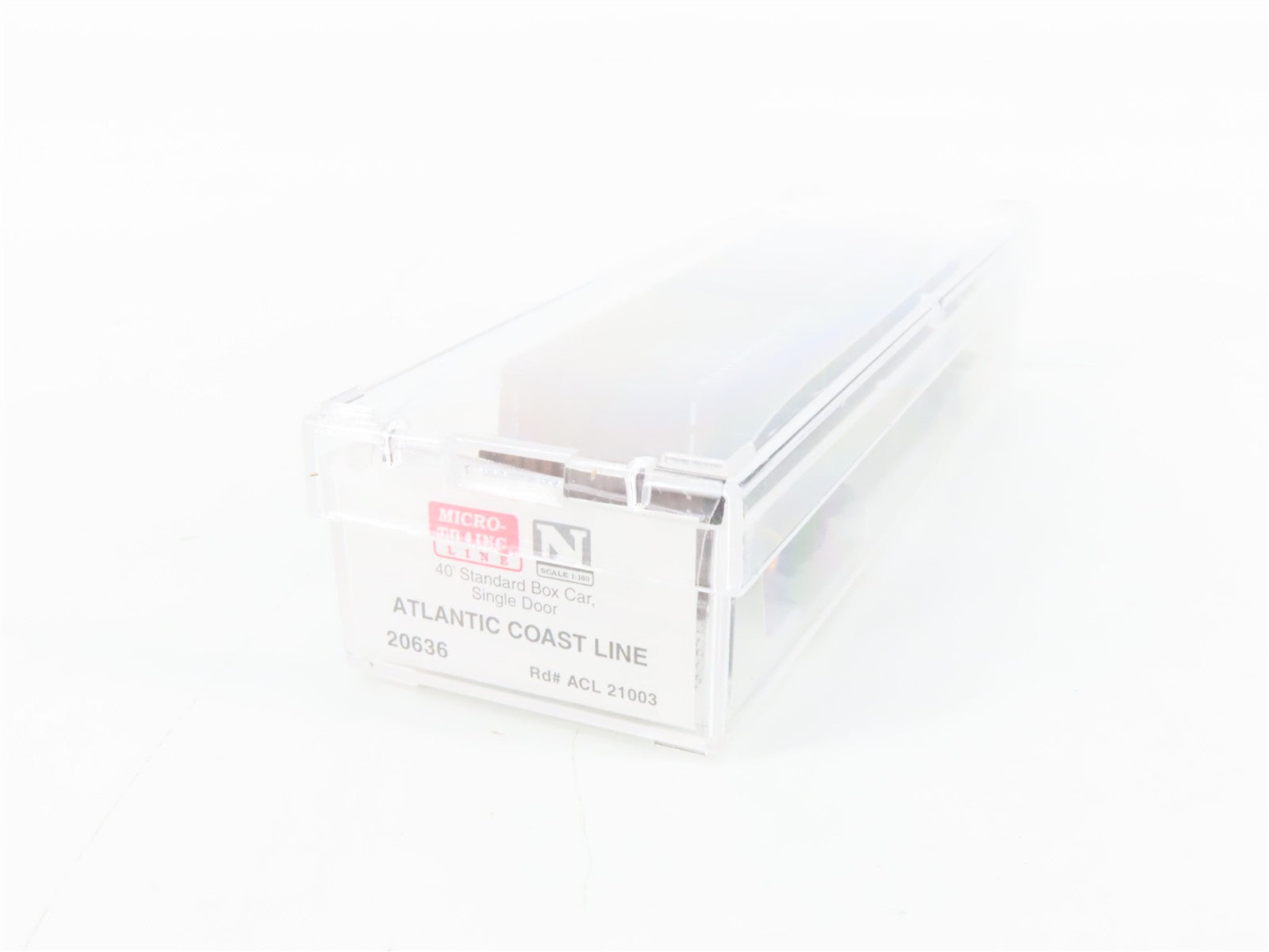 N Scale Micro-Trains MTL 20636 ACL Atlantic Coast Line 40' Box Car 21003 RTR