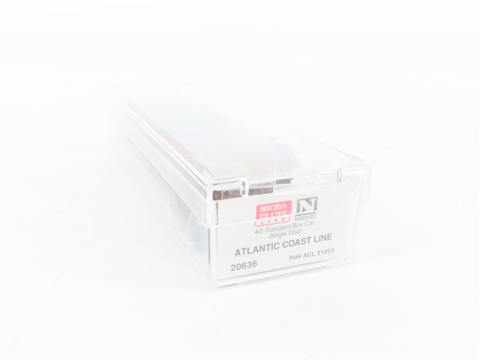 N Scale Micro-Trains MTL 20636 ACL Atlantic Coast Line 40' Box Car 21003 RTR