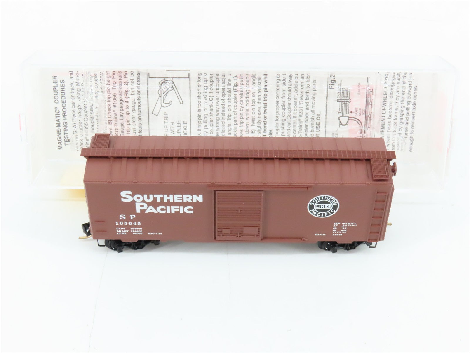 N Scale Micro-Trains MTL 20080 SP Southern Pacific 40' Box Car 105045 RTR