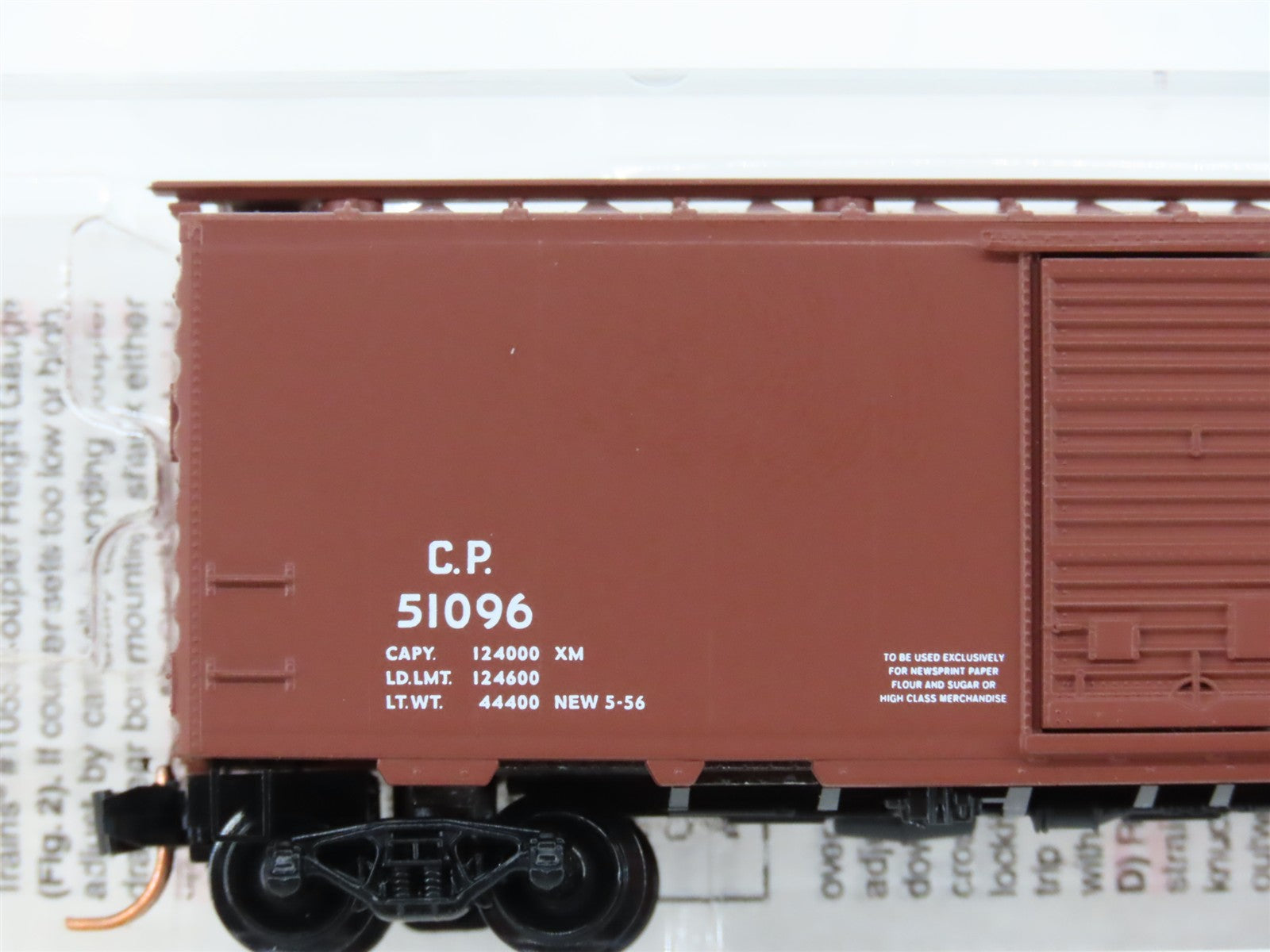N Scale Micro-Trains MTL 20436/3 C.P. Canadian Pacific 40' Box Car 51096 RTR