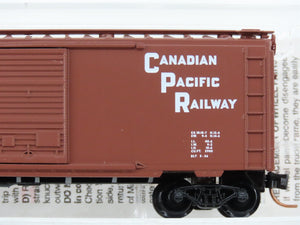 N Scale Micro-Trains MTL 20436/3 C.P. Canadian Pacific 40' Box Car 51096 RTR