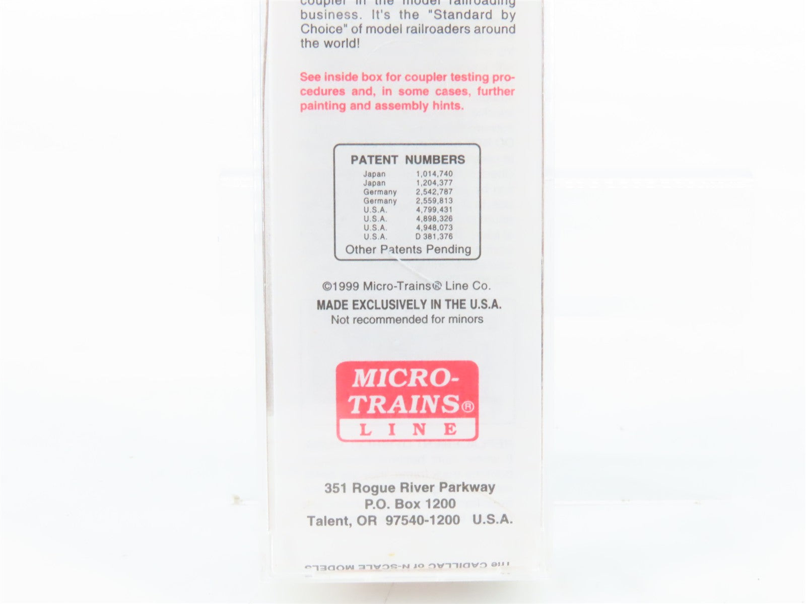 N Scale Micro-Trains MTL 20436/3 C.P. Canadian Pacific 40' Box Car 51096 RTR