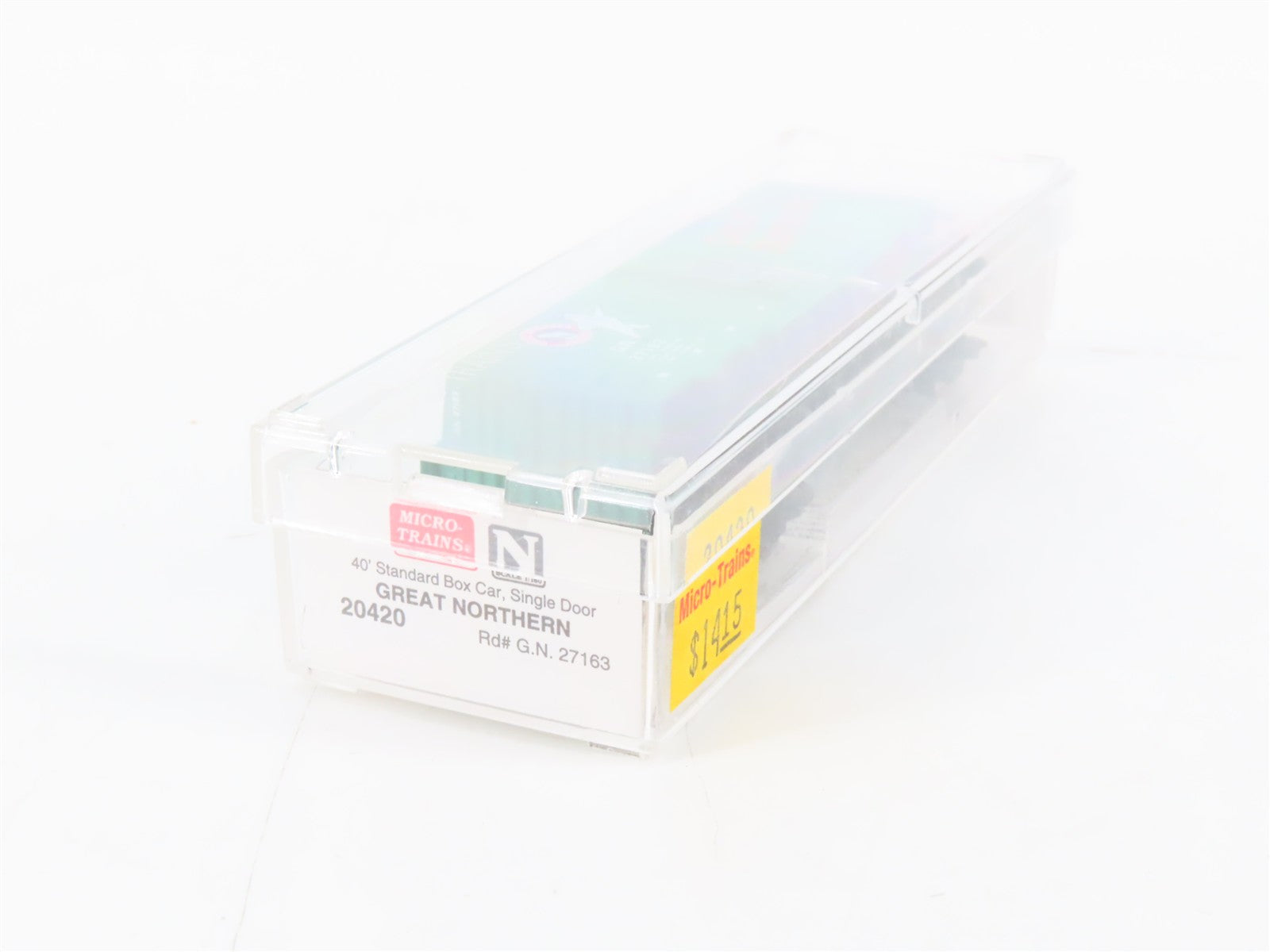N Scale Micro-Trains MTL 20420 GN Great Northern 40' Box Car 27163 RTR