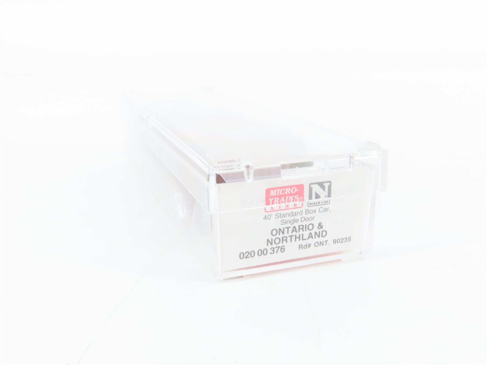N Scale Micro-Trains MTL 02000376 ONT Ontario & Northland 40' Box Car 90235 RTR