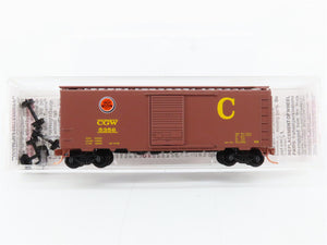 N Scale Micro-Trains MTL 02000736 CGW Chicago Great Western 40' Box Car 5356 RTR