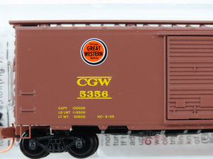 N Scale Micro-Trains MTL 02000736 CGW Chicago Great Western 40' Box Car 5356 RTR