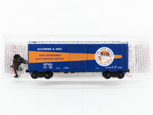 N Scale Micro-Trains MTL 20266 B&O Baltimore & Ohio 40' Box Car 467434 RTR