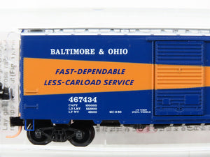 N Scale Micro-Trains MTL 20266 B&O Baltimore & Ohio 40' Box Car 467434 RTR