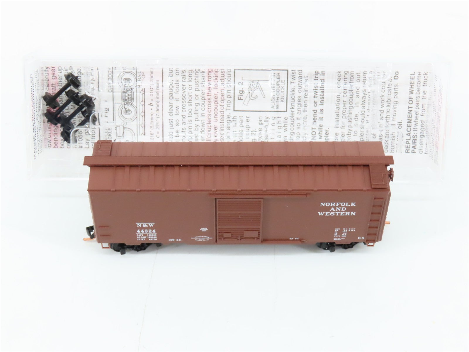 N Scale Micro-Trains MTL 20606 N&W Norfolk & Western 40' Standard Box Car RTR