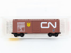 N Scale Micro-Trains MTL 20550 CN Canadian National 40' Box Car 428650 RTR