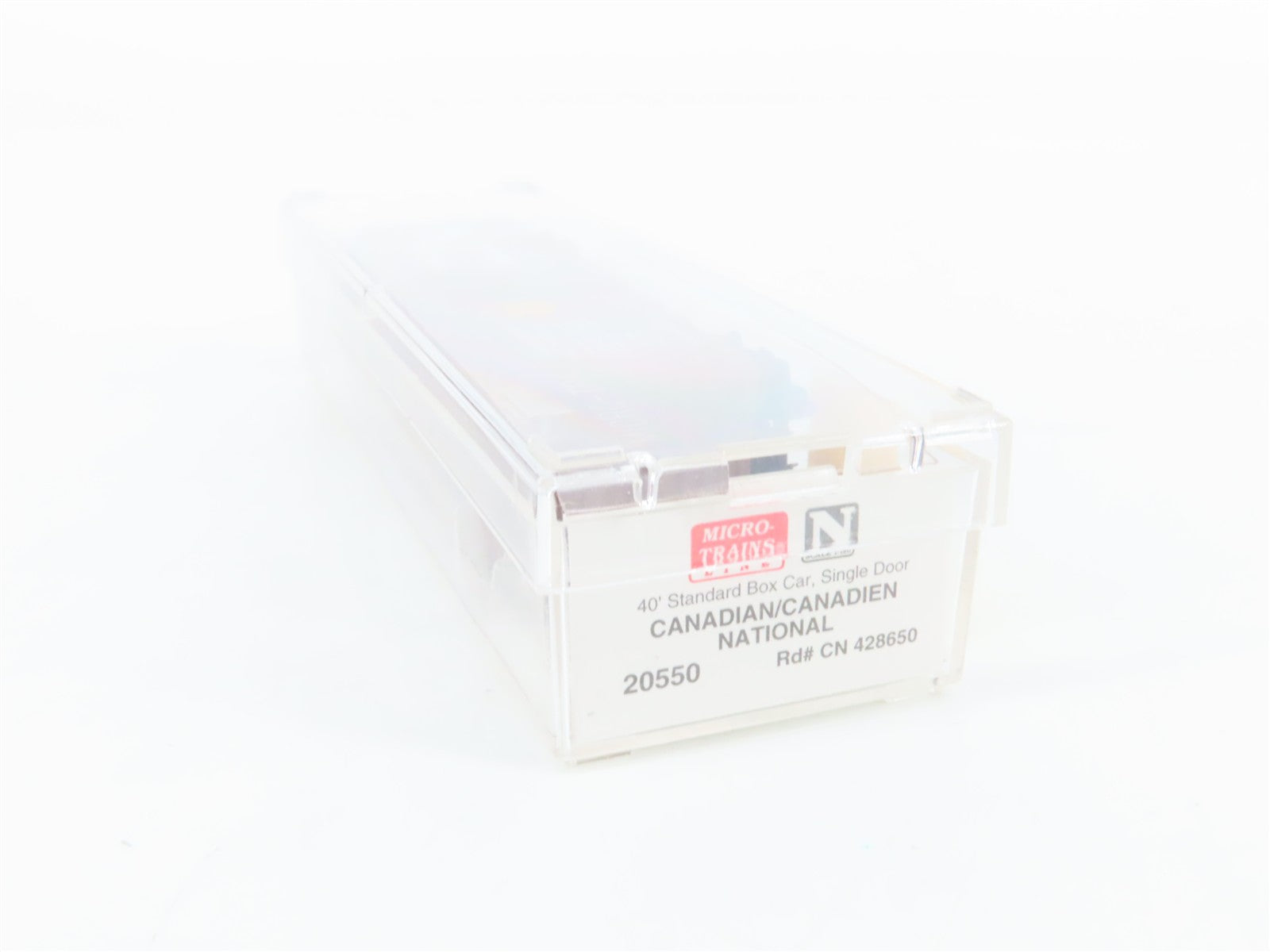 N Scale Micro-Trains MTL 20550 CN Canadian National 40' Box Car 428650 RTR