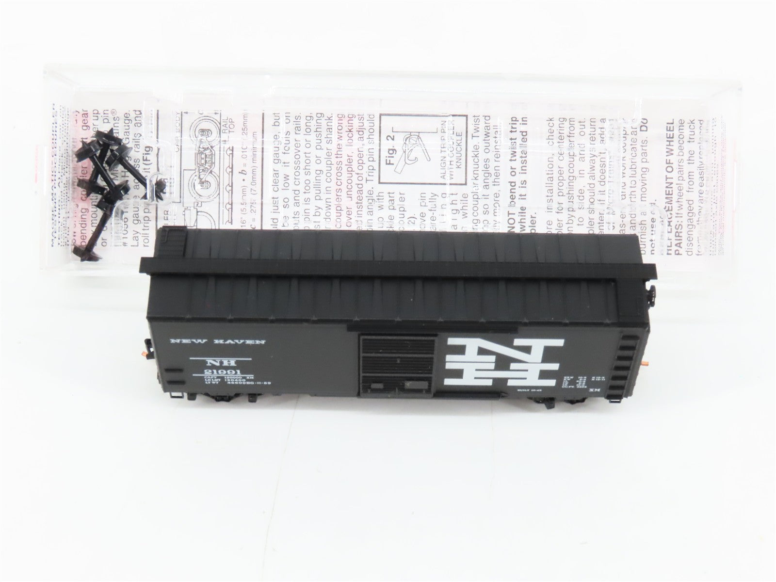 N Scale Micro-Trains MTL 20686 NH New Haven 40' Box Car 21991 RTR
