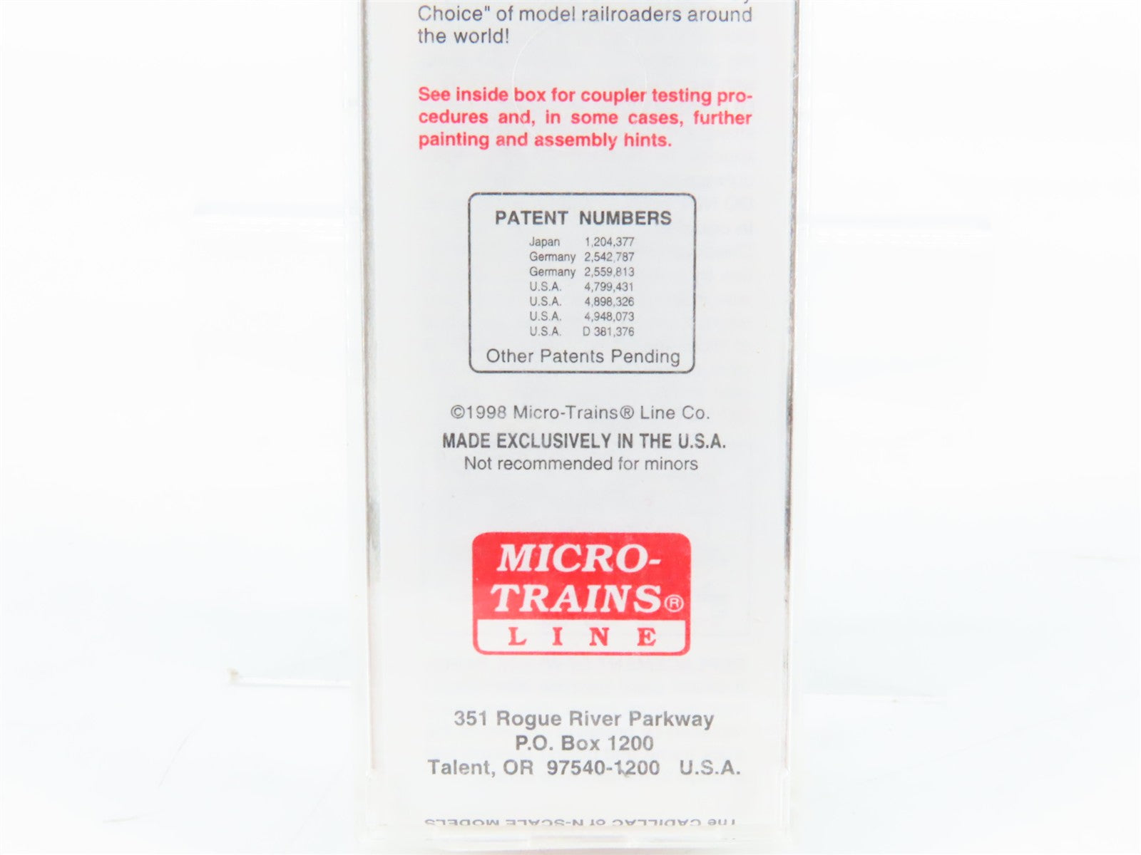 N Scale Micro-Trains MTL 20456 USAX United States Army 40' Box Car 24678 RTR