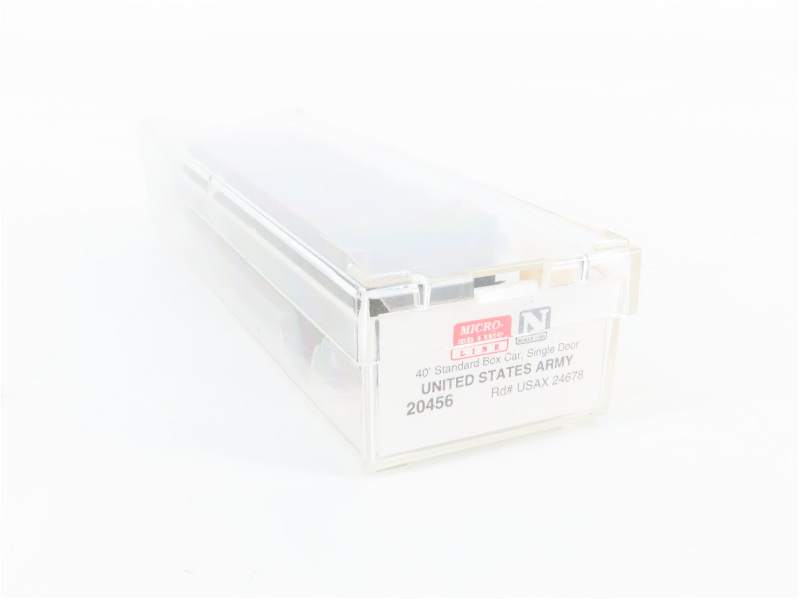 N Scale Micro-Trains MTL 20456 USAX United States Army 40' Box Car 24678 RTR