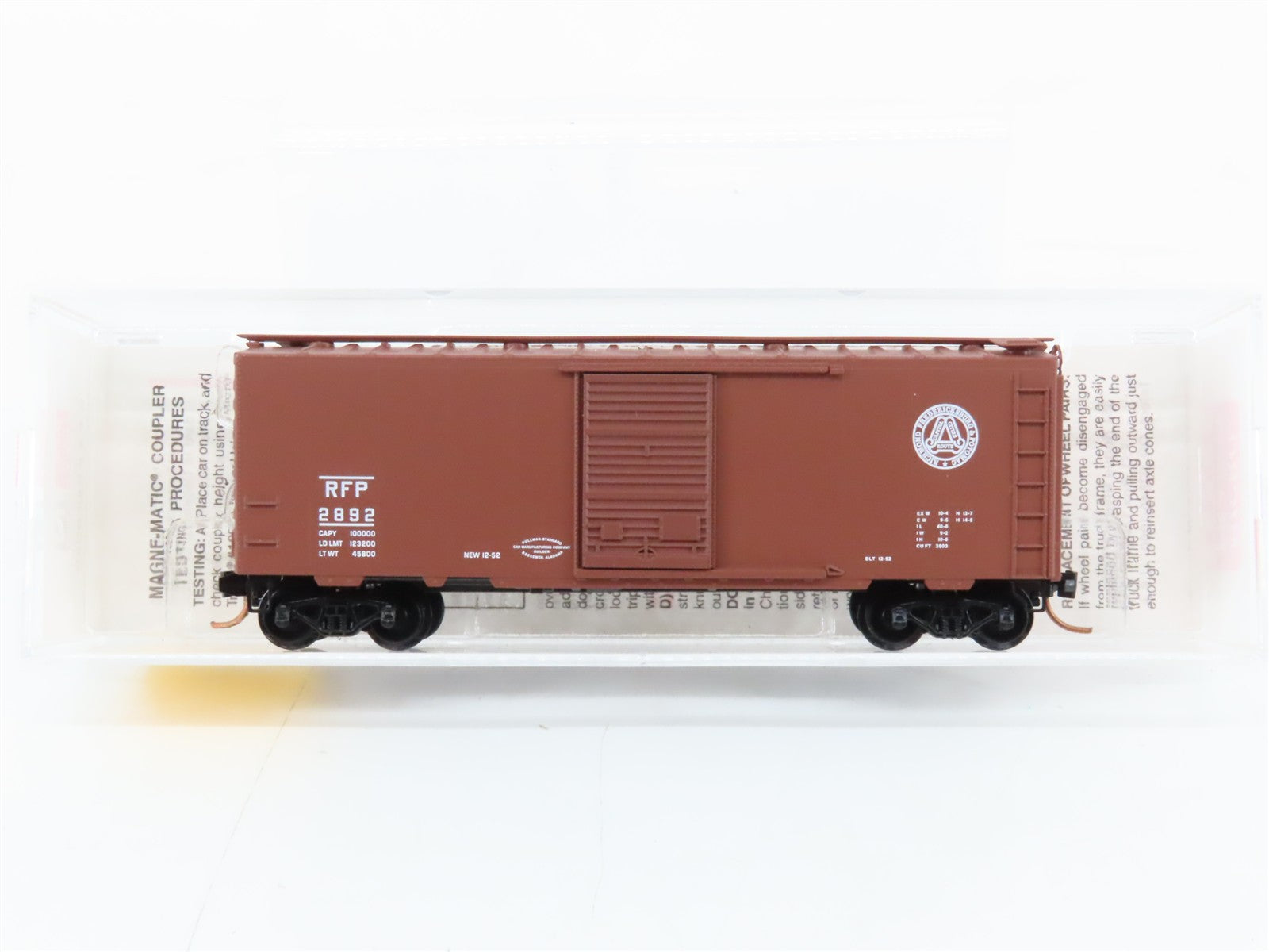N Scale Micro-Trains MTL 20496 Richmond, Fredericksburg & Potomac Box Car RTR