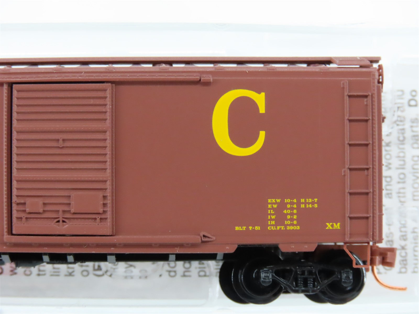 N Scale Micro-Trains MTL 02000736 CGW Chicago Great Western 40' Box Car 5356 RTR