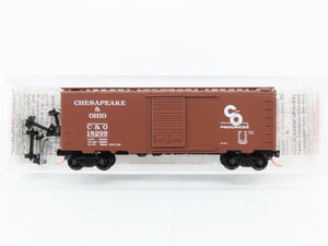 N Scale Micro-Trains MTL 20440 C&O Chesapeake & Ohio 40' Box Car 18299 RTR