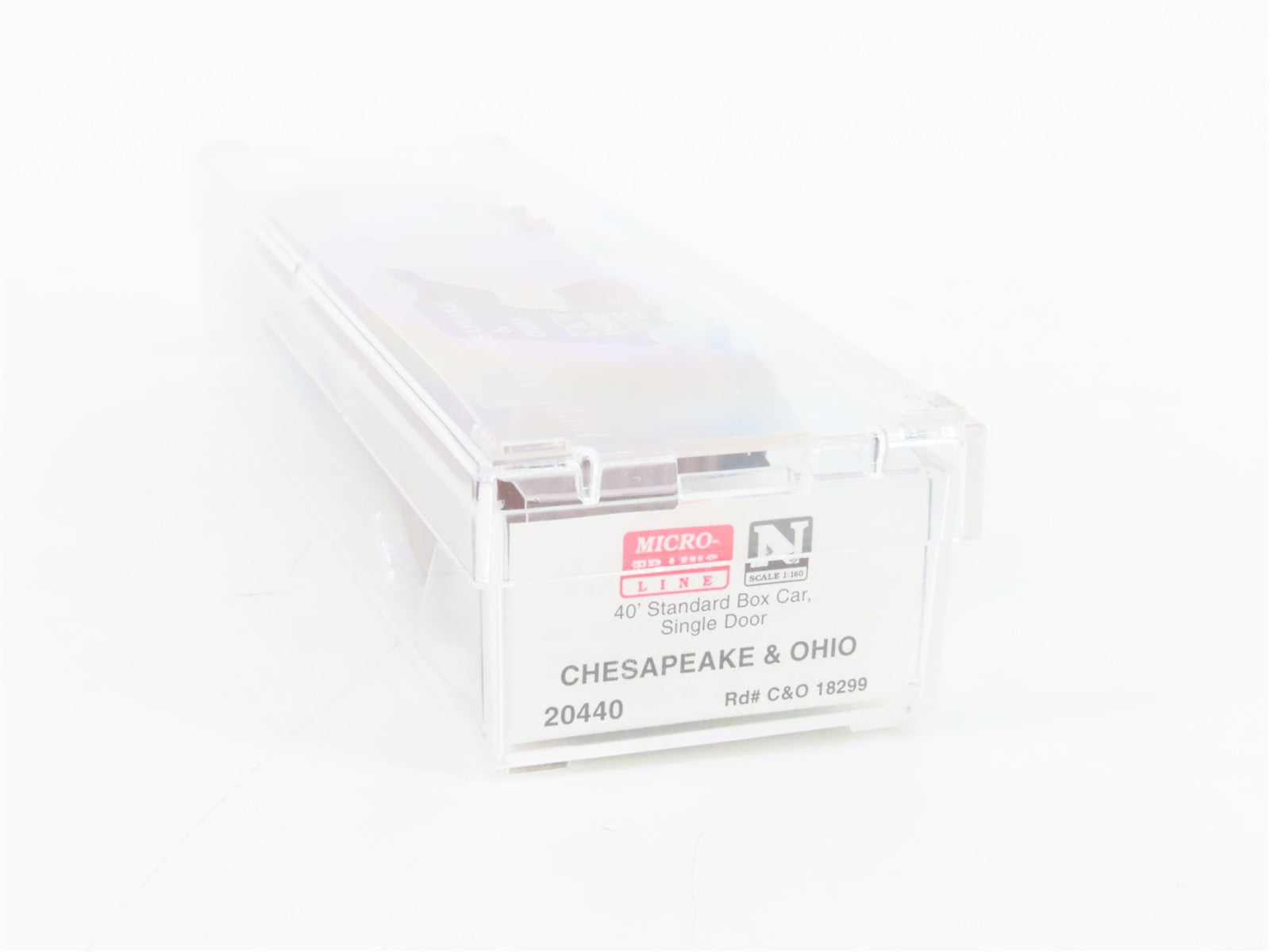 N Scale Micro-Trains MTL 20440 C&O Chesapeake & Ohio 40' Box Car 18299 RTR