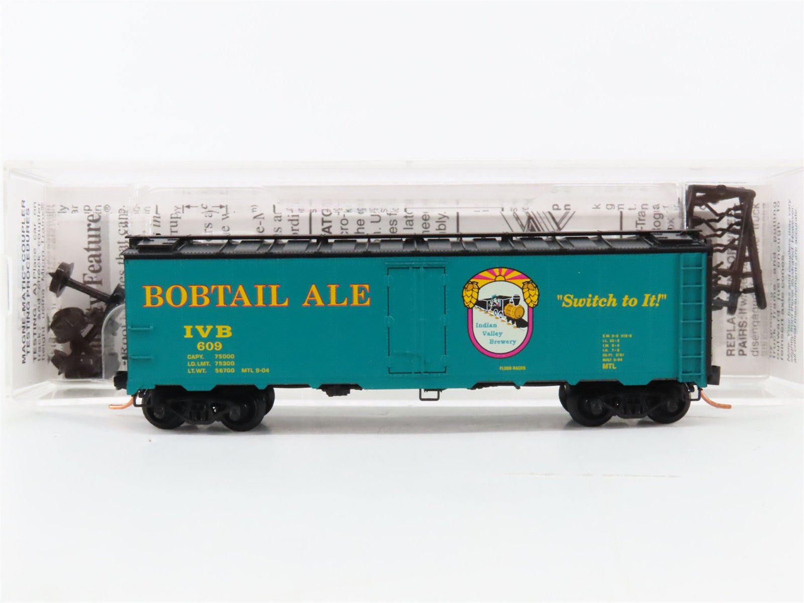 N Scale Micro-Trains MTL 59130 IVB Indian Valley Brewery 40' Reefer 609 RTR