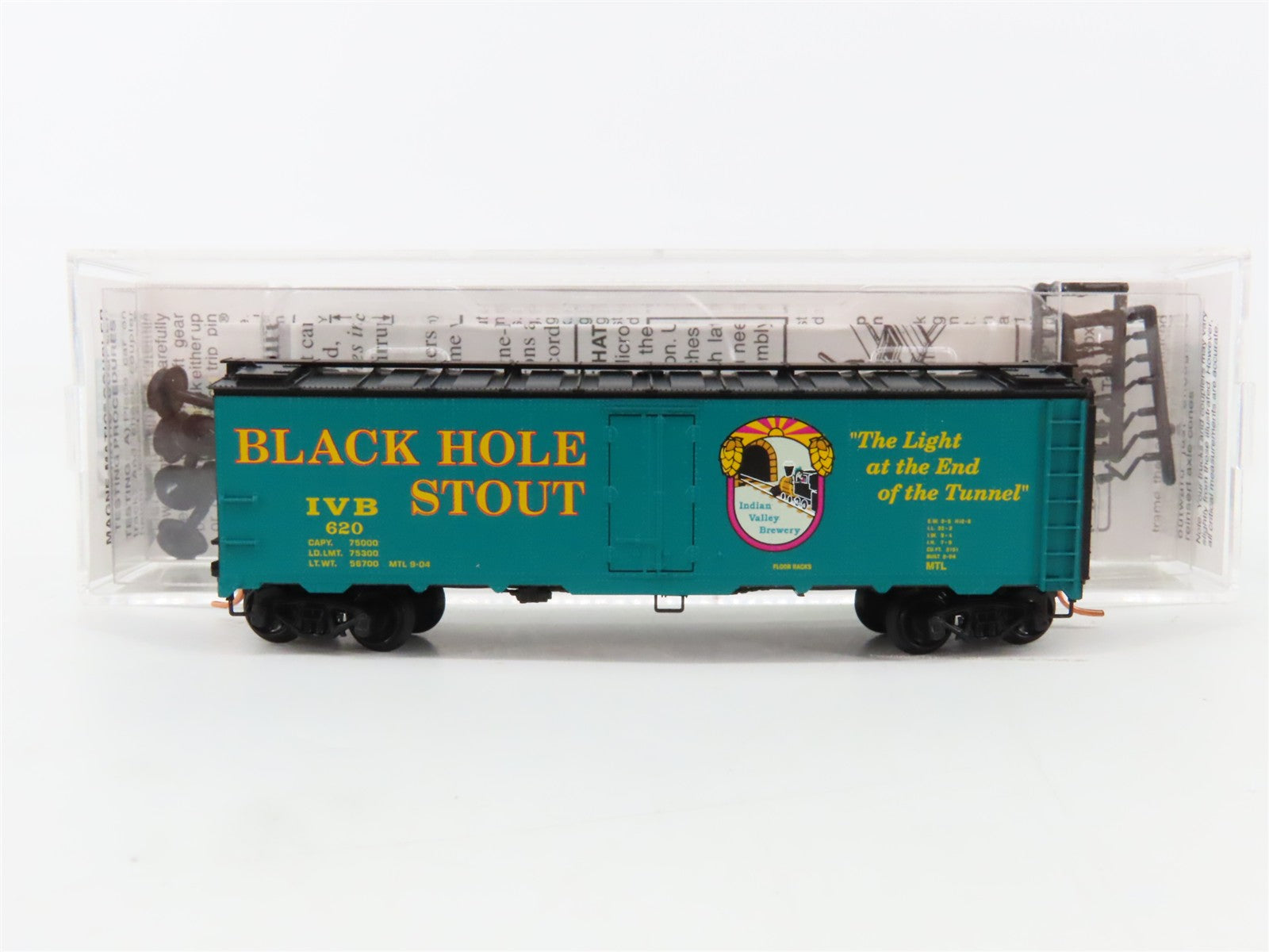 N Scale Micro-Trains MTL 59110 Indian Valley Brewery 40' Steel Ice Reefer RTR