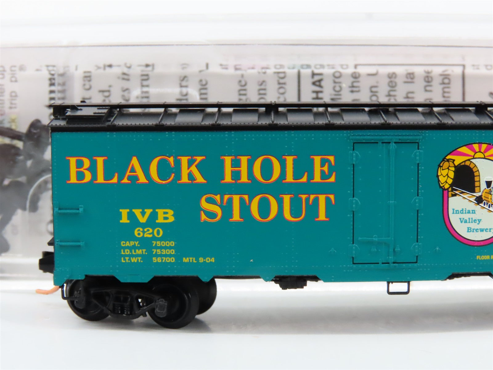 N Scale Micro-Trains MTL 59110 Indian Valley Brewery 40' Steel Ice Reefer RTR