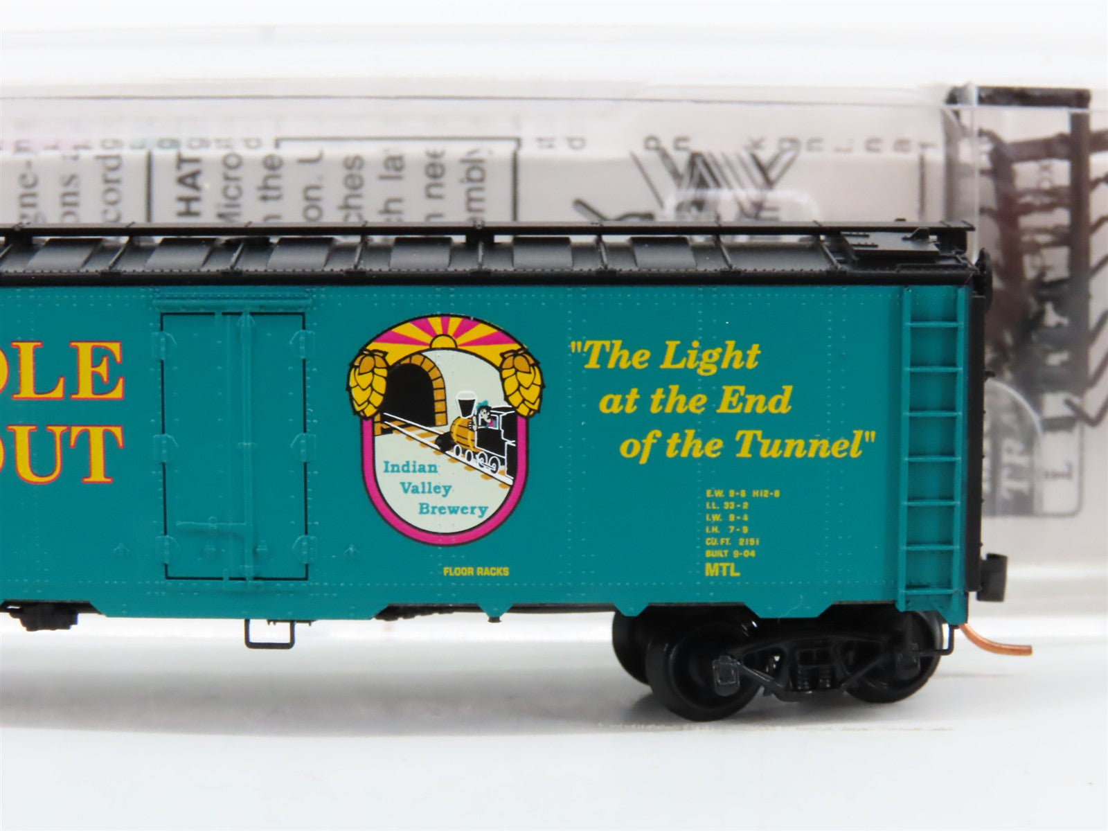 N Scale Micro-Trains MTL 59110 Indian Valley Brewery 40' Steel Ice Reefer RTR