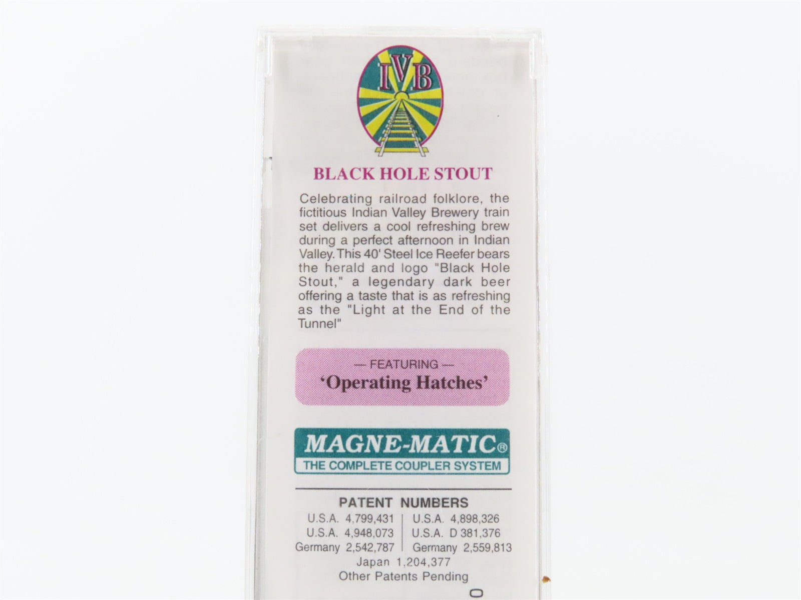 N Scale Micro-Trains MTL 59110 Indian Valley Brewery 40' Steel Ice Reefer RTR