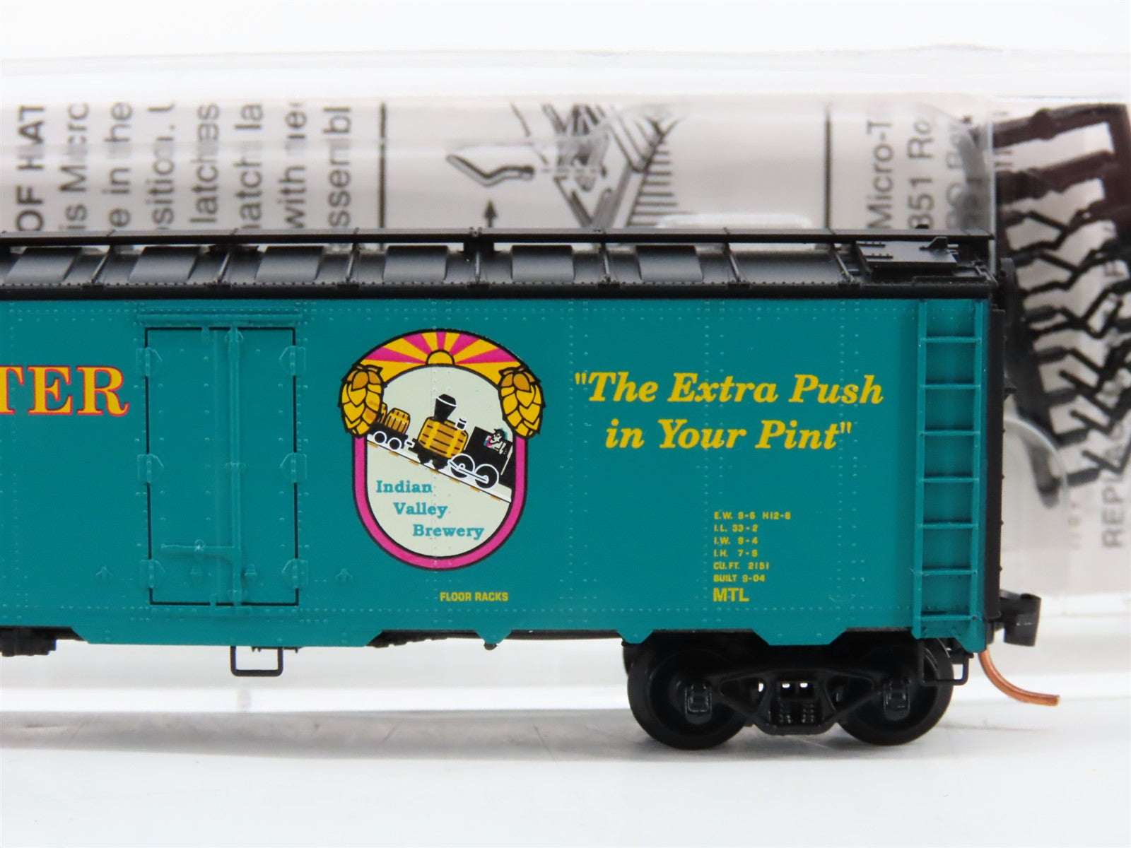 N Scale Micro-Trains MTL 59120 Indian Valley Brewery 40' Steel Ice Reefer RTR