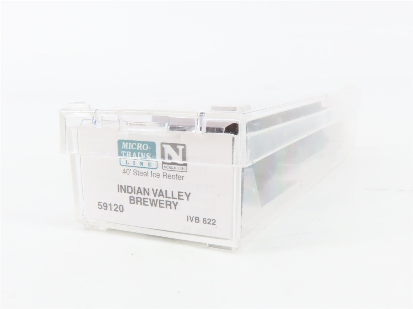 N Scale Micro-Trains MTL 59120 Indian Valley Brewery 40' Steel Ice Reefer RTR