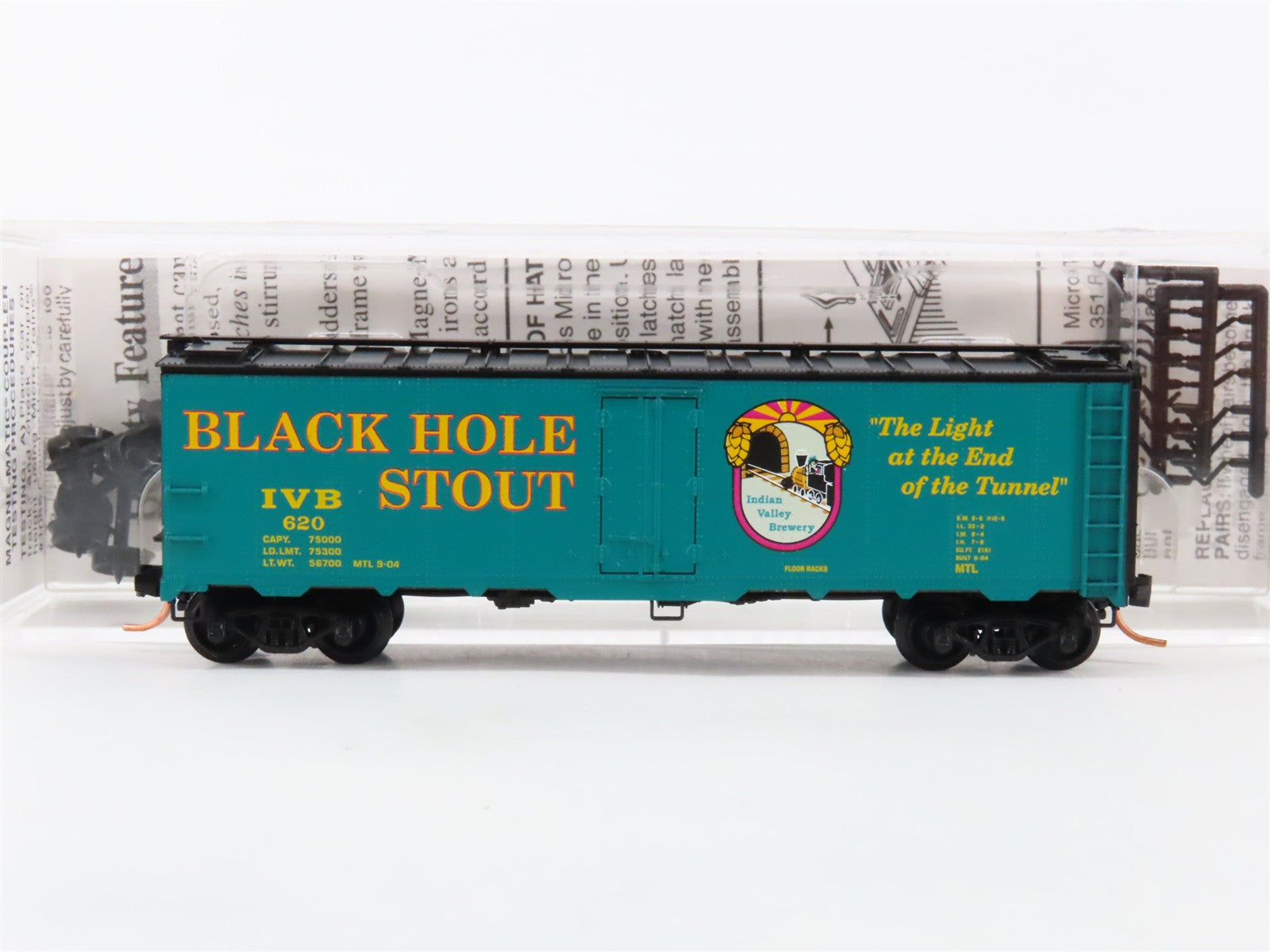 N Scale Micro-Trains MTL 59110 IVB Indian Valley Brewery 40' Beer Reefer 620 RTR