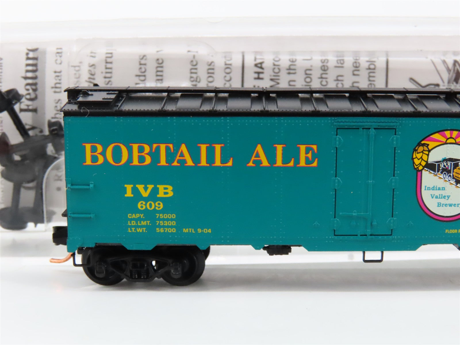 N Scale Micro-Trains MTL 59130 Indian Valley Brewery 40' Steel Ice Reefer RTR