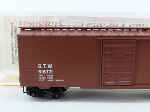 N Scale Micro-Trains MTL 20010 GTW Grand Trunk Western 40' Box Car 516771 RTR