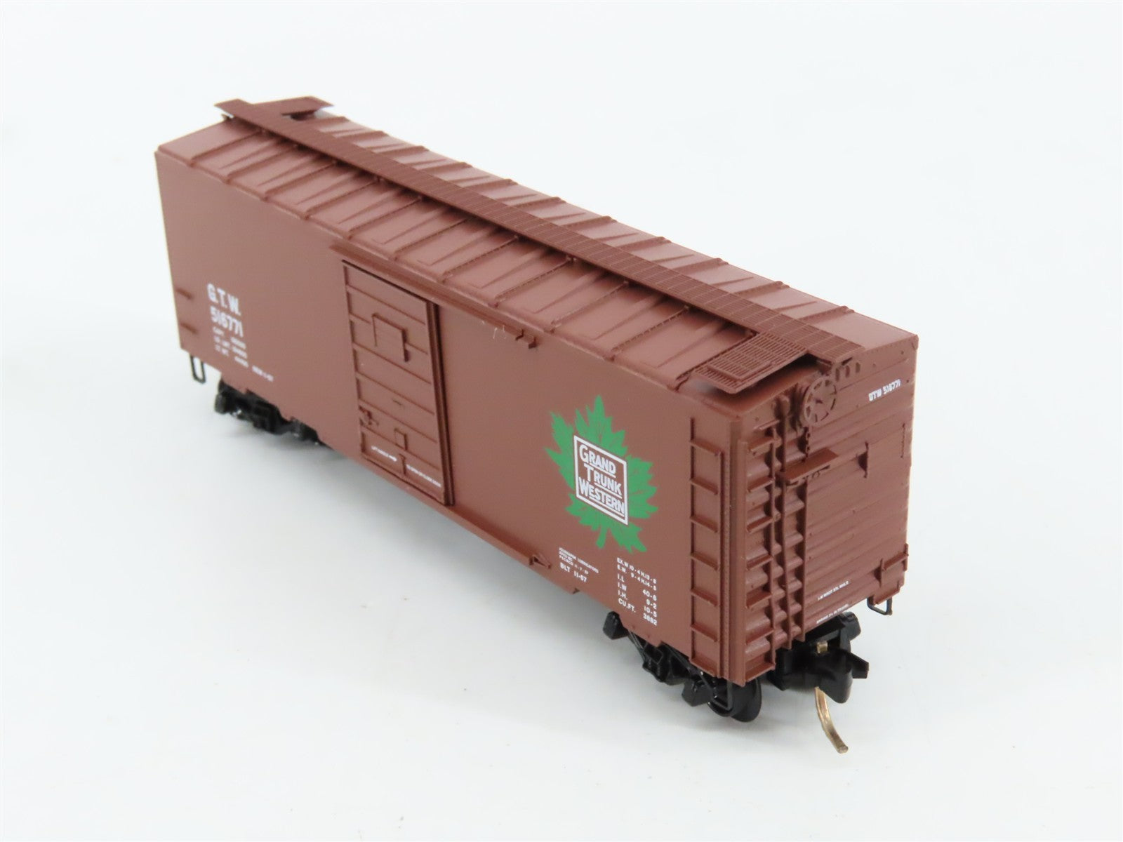 N Scale Micro-Trains MTL 20010 GTW Grand Trunk Western 40' Box Car 516771 RTR