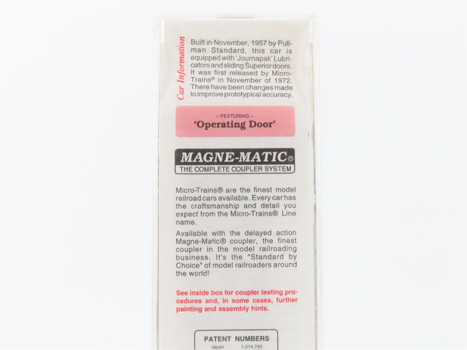 N Scale Micro-Trains MTL 20010 GTW Grand Trunk Western 40' Box Car 516771 RTR